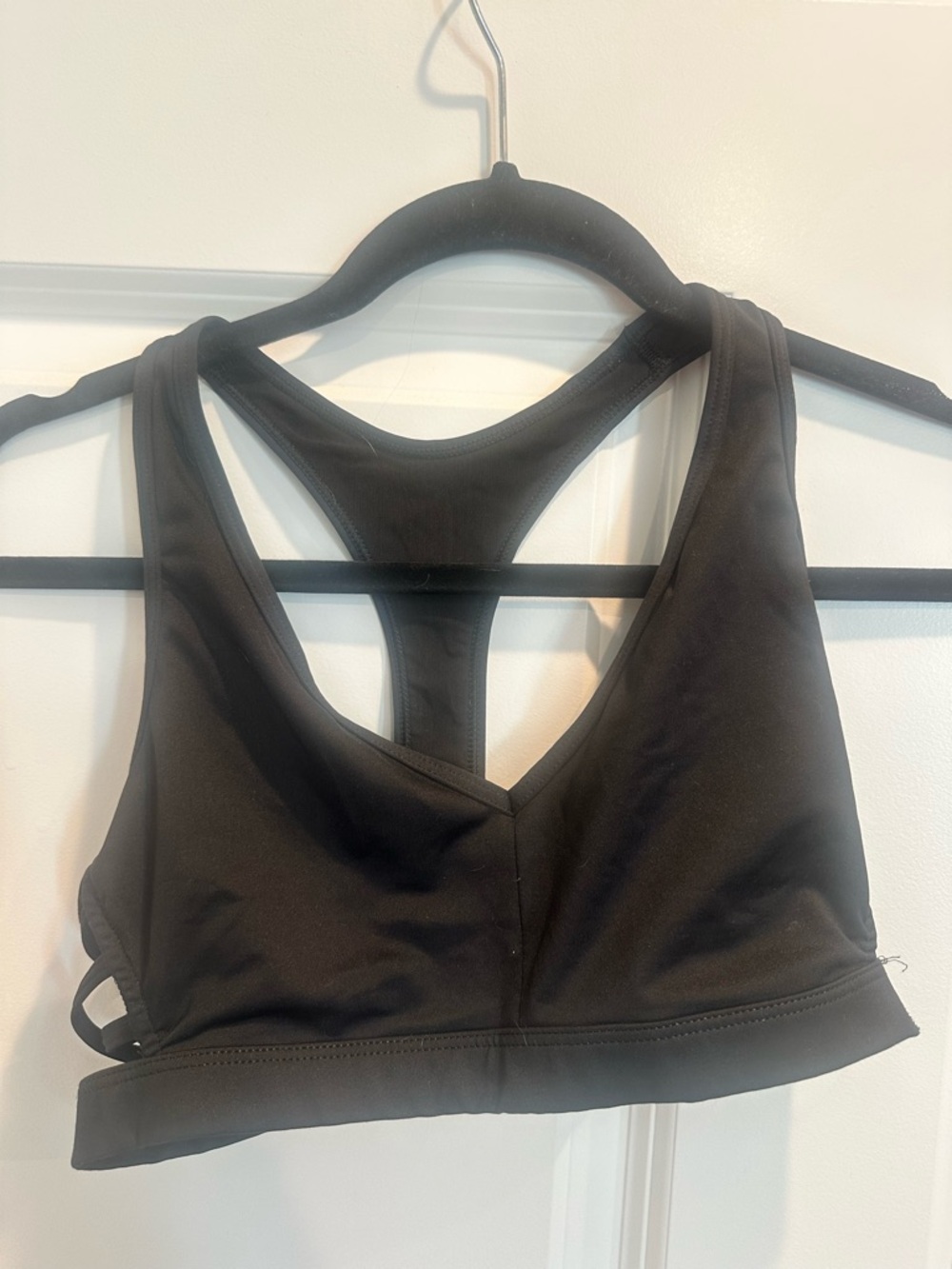 Victoria's Secret Black Racerback Sports Bra